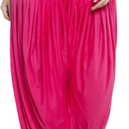 hanasri Lycra Solid Patiala image 1