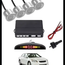 peeps store Car Premium 4 Silver Reverse Parking Sensor-AP25A341 Car Premium 4 Silver Reverse Parking Sensor-AP25A341 Parking Sensor-picture-16