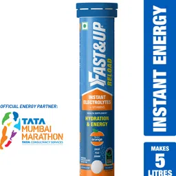fast&up Reload (5 Litres) Low Sugar Energy drink, 5 Essential Electrolytes + Vitamins Hydration Drink image 2