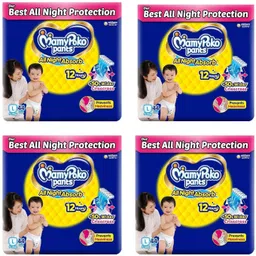 Standard All Night Baby Diapers Large 44 (Pack of 4) - L-image-33