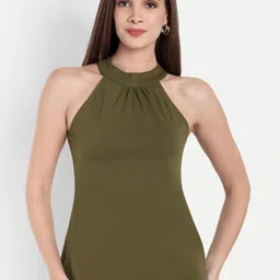 FairLeaf Women Halter Neck Pure Cotton Top-image-13