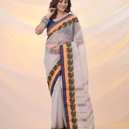 Arhi Woven Design Zari Pure Cotton Taant Saree-picture-20