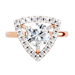 Sparkles Lab Grown Diamond 1.34 Carat IGI Certified Round Shape Diamond Ring 14K Rose Gold-picture-22