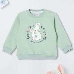 max Girls Cotton Printed Round Neck Long Sleeves Pullover Sweatshirt-picture-45