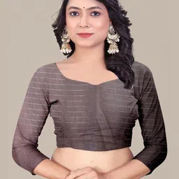 PAYAL CREATION Floral Printed Pure Georgette Saree with Blouse Piece image 5