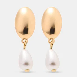 Forever Glam by Pantaloons Oval Drop Earrings image 3