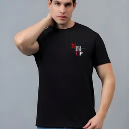 SZN Typography Printed Round Neck T-shirt-picture-54