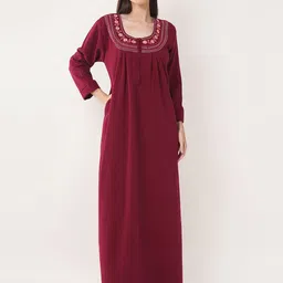 Noty Embroidered Maxi Nightdress-picture-31