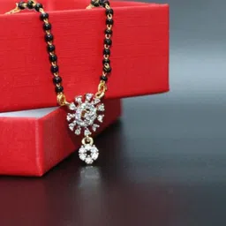 Wynona Gold-Plated Stone Studded & Beaded Mangalsutra-picture-40
