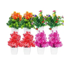 Dekorly Multi Plastic Artificial Flowers & Plants With Pot-picture-26