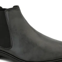 Killer Men Platform Heel Round-Toe Chelsea Boots image 5