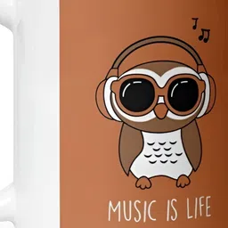 Mr UVD White White & Brown Graphic Printed Ceramic Matte Mug 350 ml-picture-21