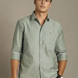 Louis Philippe Sport Pure Cotton Slim Fit Casual Shirt-picture-10