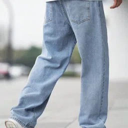 Kotty Men Baggy Mid-Rise Stretchable Jeans image 4