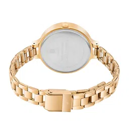 Fastrack Women Brass Dial & Stainless Steel Bracelet Style Straps Analogue Watch 6306WM01 image 4