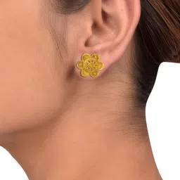 DZINETRENDZ Floral Studs Earrings image 4