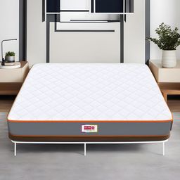 USHA SHRIRAM Grey & White 7-Zone With Posture Contour Orthopedic Single Size Mattress-picture-30