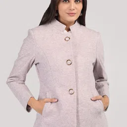 PROTEX Women RegularFit Single-Breasted WinterWearOvercoat-picture-13