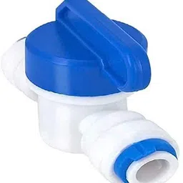 mg water solution RO Plastic 1/4" OD Quick Connect Push in to Connect for RO Water Reverse Osmosis System Water Tube Fitting Set of 20 (Ball Valve+T+I+L Elbow Connector) For Water Purifier (White) Solid Filter Cartridge image 3