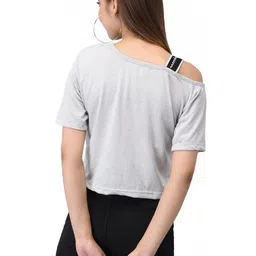 RC NEOEN Print One Shoulder Cotton Crop Top image 3