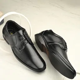 laurel fashion fever ILAUREL FASHION FEVER Men Leather Formal Derbys-picture-39
