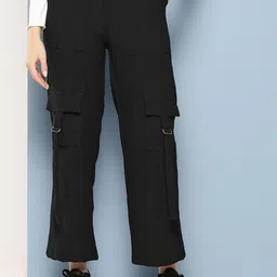 Aarika Girls Smart Cargos Trousers-image-97