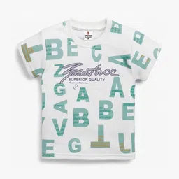 SPONGY Kids Printed Round Neck T-shirt With Shorts image 2