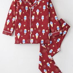 BLUSHES Unisex Kids Shirt with Pyjamas-picture-37