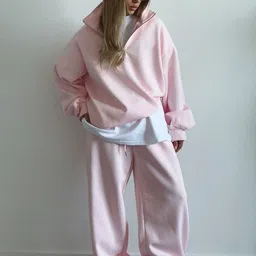 Mast & Harbour High Neck Sweatshirt With Trouser Co-Ords image 3