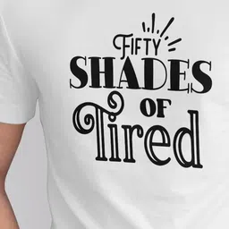 Seekbuylove Typography Printed Round Neck Pure Cotton Bio Finish T-shirt image 4