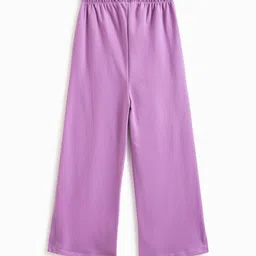 Campana Girls Cotton Mid Rise Track Pants image 2