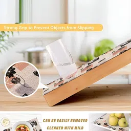 Aura Brown Set of 1 Water Resistant Shelf Liner Organisers image 4