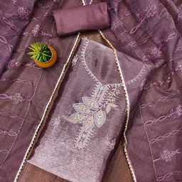 KALINI Embroidered Unstitched Dress Material-picture-38