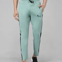 Veltick Men Colourblocked Slim-Fit Mid-Rise Track Pants-picture-39