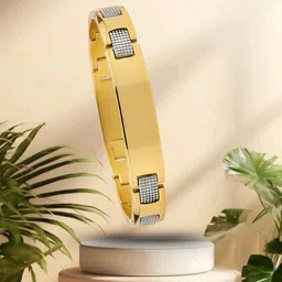 Jewelry Miguel Men Antique Gold-Plated Cuff Bracelet-picture-35