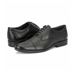 Inflation Men Leather Pointed Toe Cushioned Footbed Formal Oxfords Shoes-picture-13