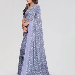 Moda Rapido Geometric Printed Saree image 3