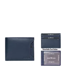 BAGMAN Men Leather Two Fold Wallet image 3