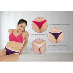 ORLIZEA Set Of 3 Cotton Blend Thongs image 4