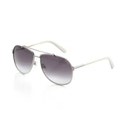 Tom Ford Men Grey Lens & Silver-Toned Aviator Sunglasses with-picture-42