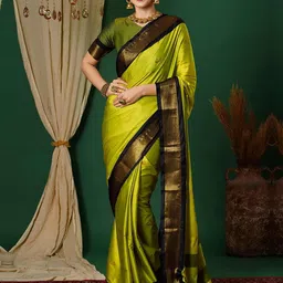 yourwish Ethnic Motifs Zari Silk Cotton Banarasi Saree-picture-16