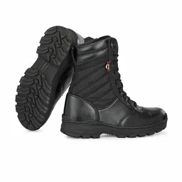 MIKAASA Men Leather Side Zip Military & Tactical Boot image 3