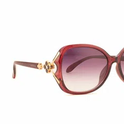 Espee Women Grey Lens & Purple Butterfly UV Protected Lens Sunglasses image 5