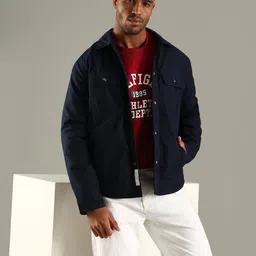 Tommy Hilfiger Men Solid Spread Collar Cotton Casual Shirt-picture-19