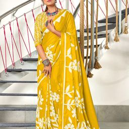 Pandadi Saree Floral Block Print Sarees-picture-30