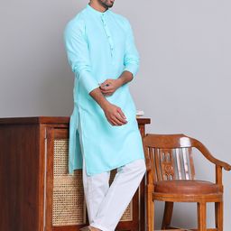 Jompers Men Solid Kurta with Pyjama-picture-39