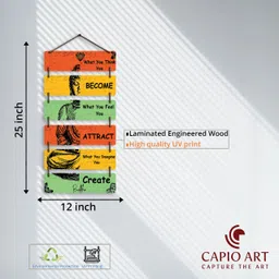 fiddlys Motovational quotes, Designer ,Decorative and positive thoughts wall hangings image 2