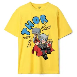Wear Your Mind Boys Avengers Printed Pure Cotton T-shirt-picture-33