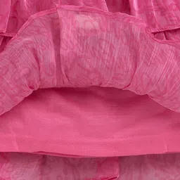 Tiny Girl Barbie Print Layered Tiered Top image 5