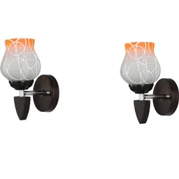 1ST TIME Orange & White Solid Glass Traditional Cylinder Wall Lamps Wall Lamps-picture-35